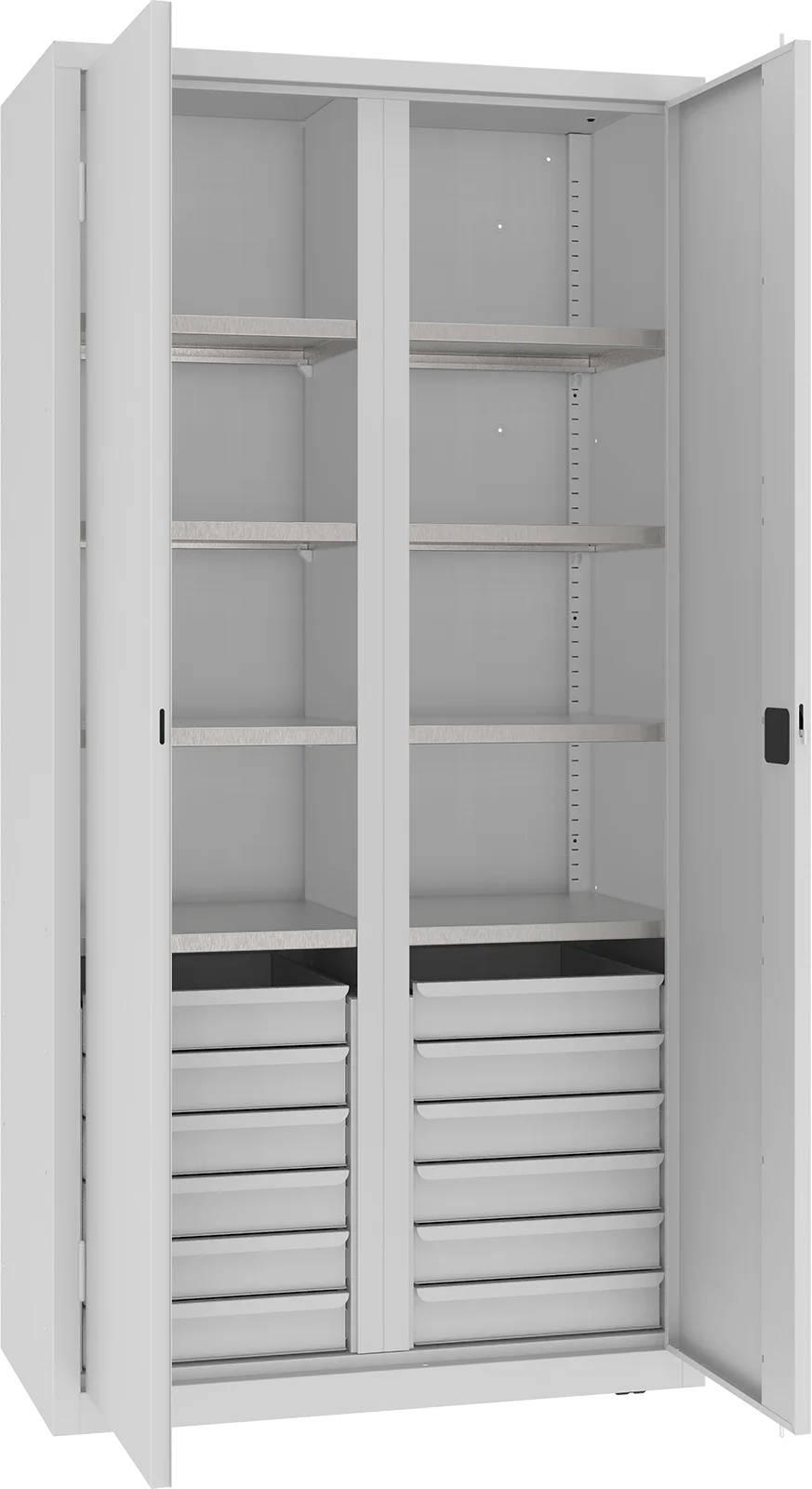 CIĘŻKIE SZAFY WARSZTATOWE MSW DZIELONE